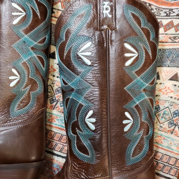 Tony Lama Teran Brown WOB - Picture 2 of 6